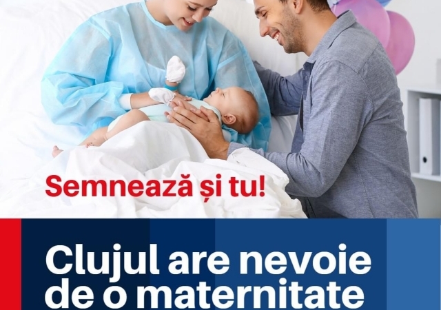 USR CLUJ | Dacă și tu crezi că fiecare nou-născut merită să vină pe lume în cele mai bune condiții posibile, alătură-te nouă și semnează această petiție