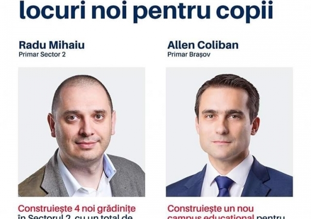 USR CLUJ | 5 noi grădinițe și o creșă în Sectorul 2 și Brașov! 