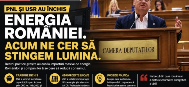 Deputatul Remus Lăpușan: „România nu poate avea securitate energetică închizând ceea ce produce și importând ceea ce consumă”