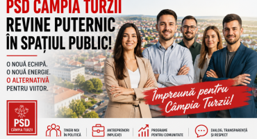 PSD Câmpia Turzii revine în prim-plan, o nouă generație, o nouă energie, o alternativă pentru viitor